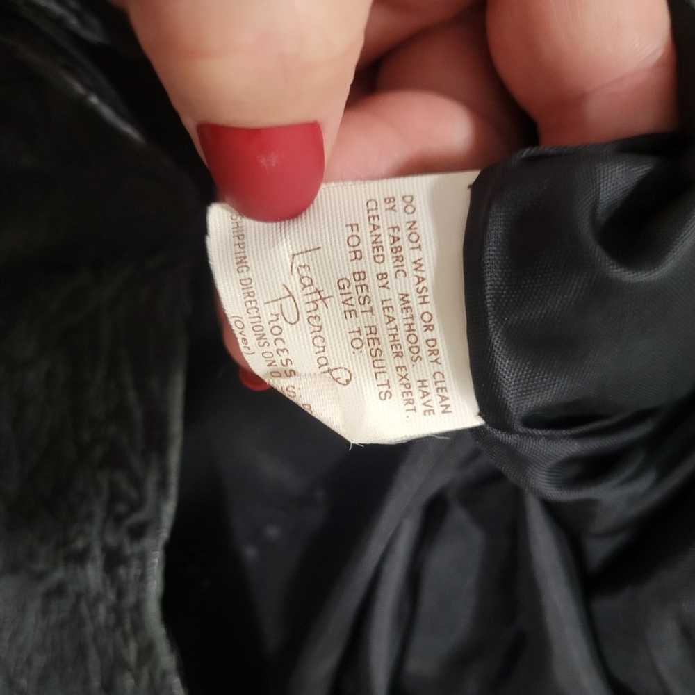 Giovinezza Moda Leather Blazer Jacket Shoulder Pa… - image 6