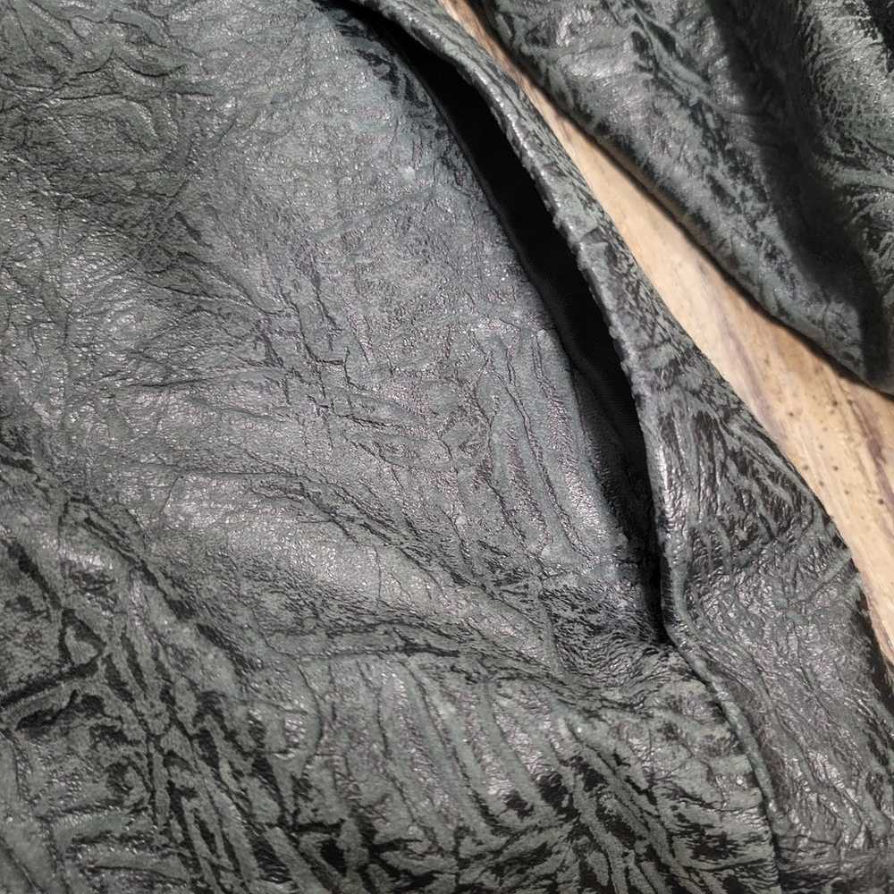 Giovinezza Moda Leather Blazer Jacket Shoulder Pa… - image 7