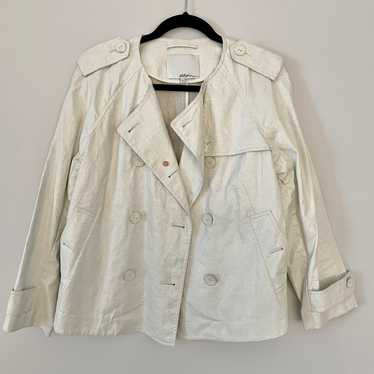 3.1 Phillip Lim Coated Linen Trench Jacket - image 1