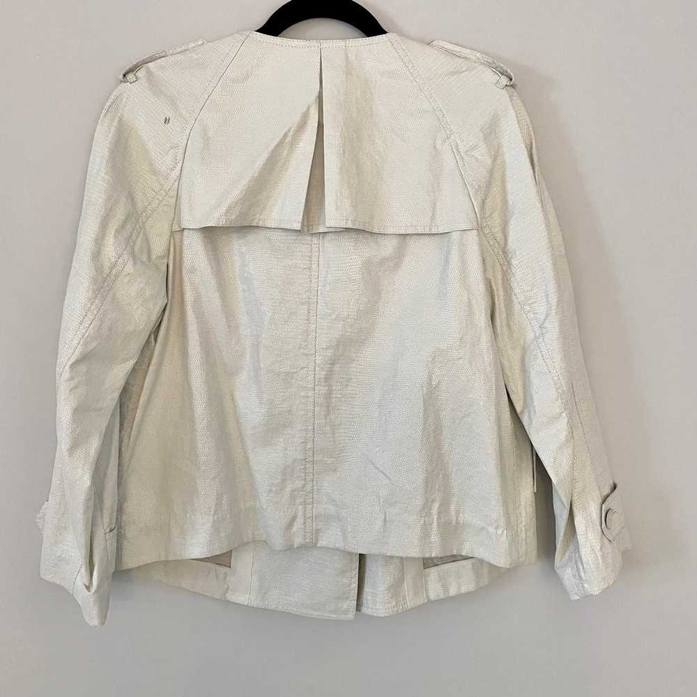 3.1 Phillip Lim Coated Linen Trench Jacket - image 5
