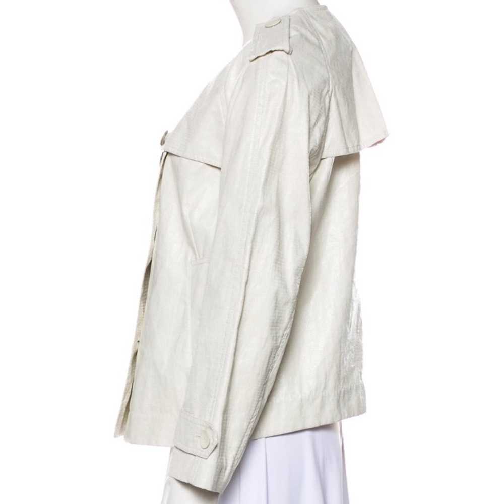 3.1 Phillip Lim Coated Linen Trench Jacket - image 9