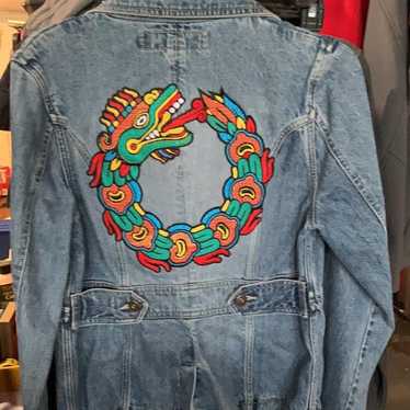 embroider jaket quetzalcoatl - image 1