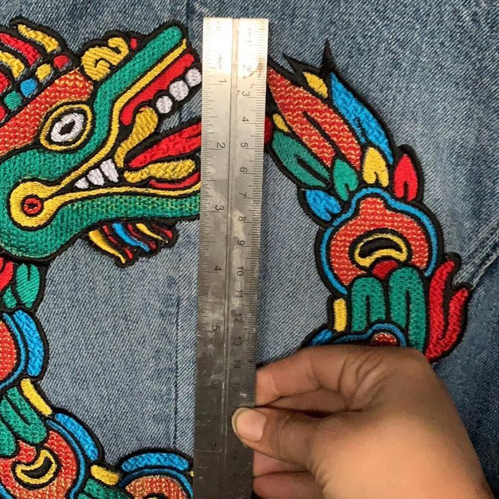 embroider jaket quetzalcoatl - image 2