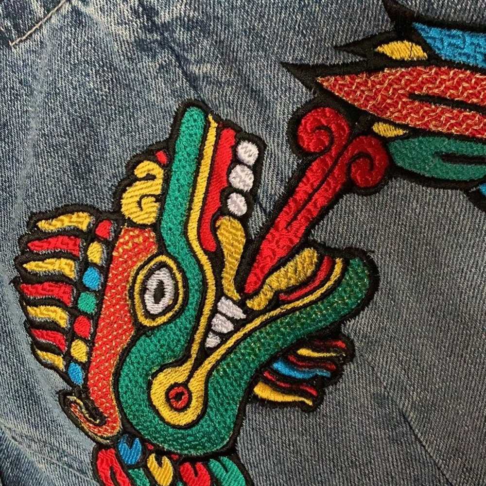 embroider jaket quetzalcoatl - image 3