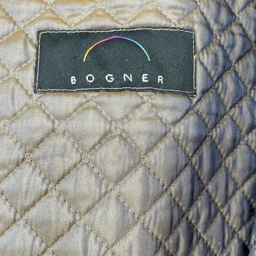 Bogner Womens Wool Jacket Quilted Lining Size 8 M… - image 8