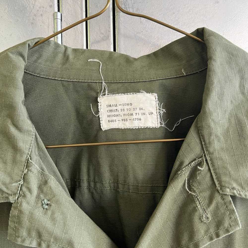 Vietnam War Deadstock Huge Tropical Jacket Large-… - image 3