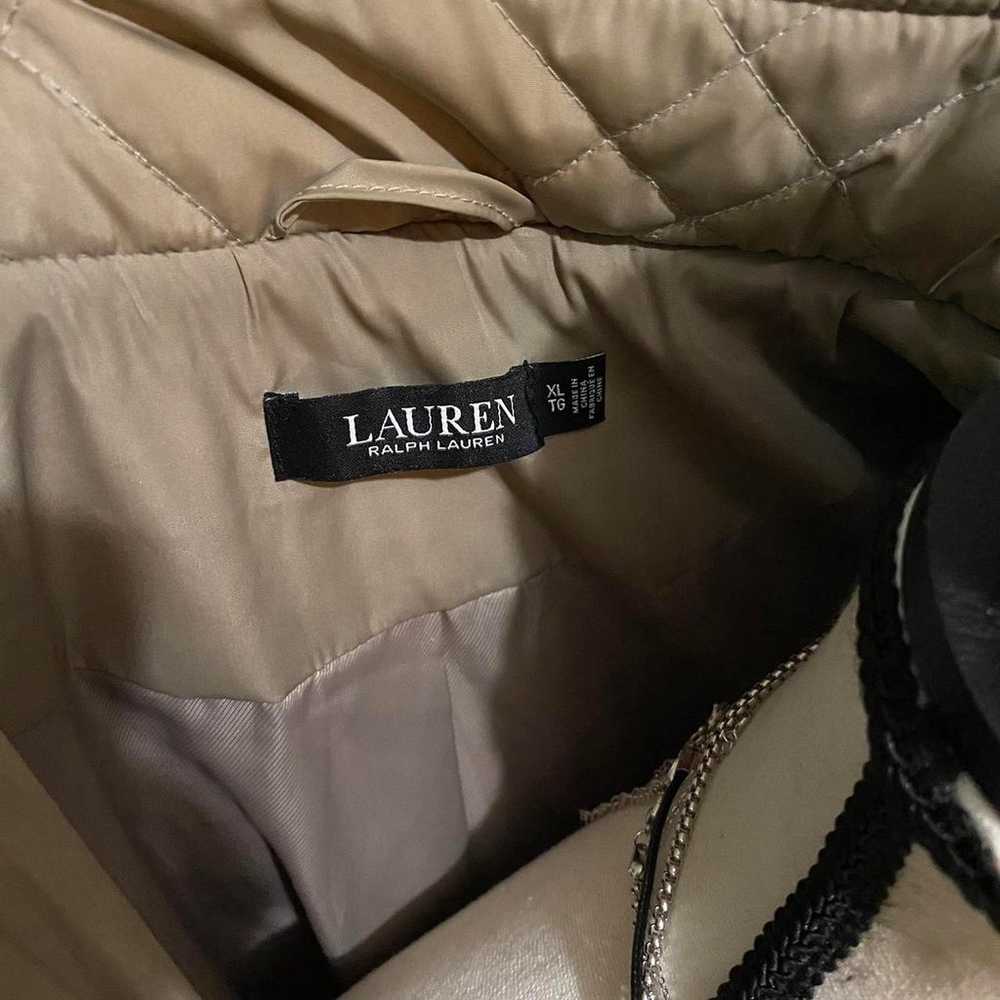 Lauren Ralph Lauren Beige Quilted Jacket - image 4