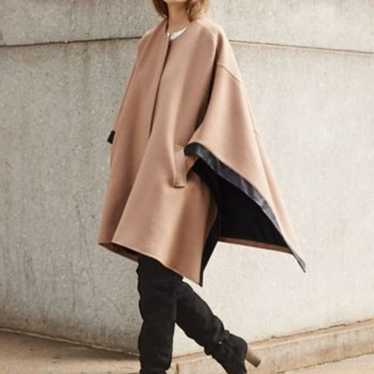 Club Mónaco Leather trimmed Poncho/Cape. - image 1