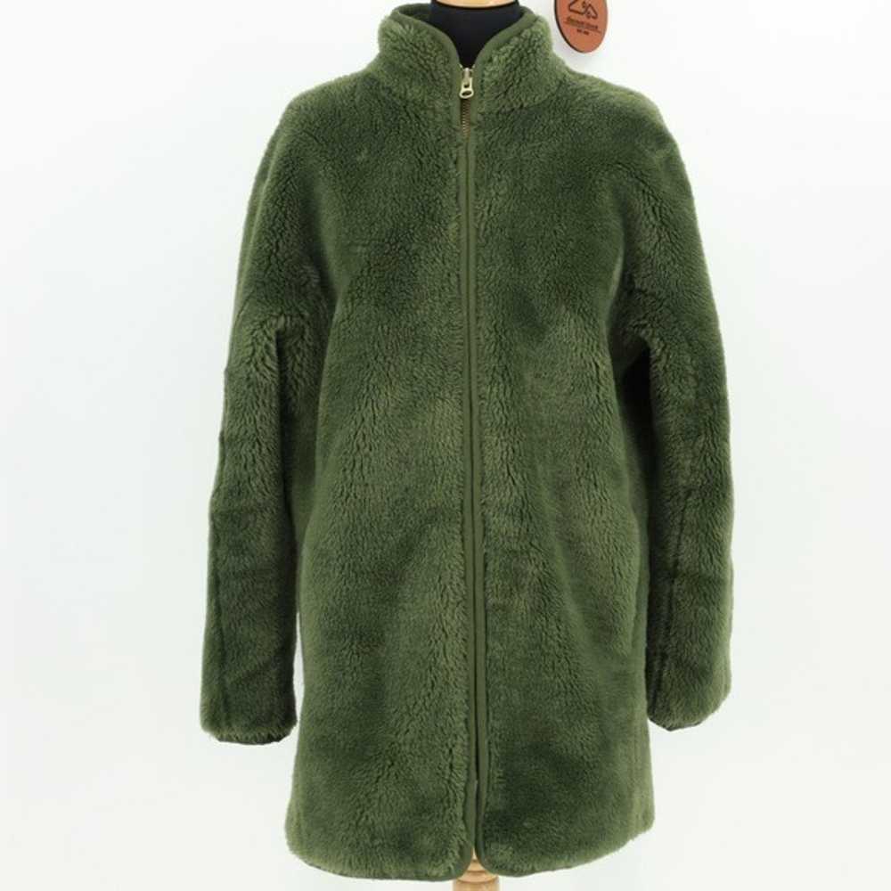 J. Crew Zip-up Plush Fleece Teddy Coat - image 8