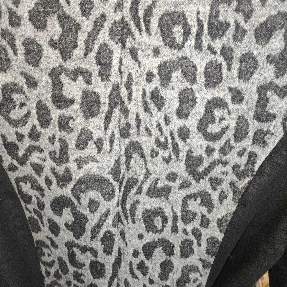 Calvin Klein $400 Mixed Media Wrap Wool Coat - image 8