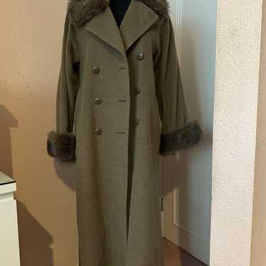 Saks Fifth Ave Long Coat Cashmere and Wool