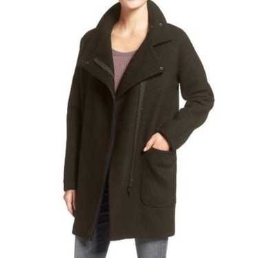 madewell city grid cocoon coat size4
