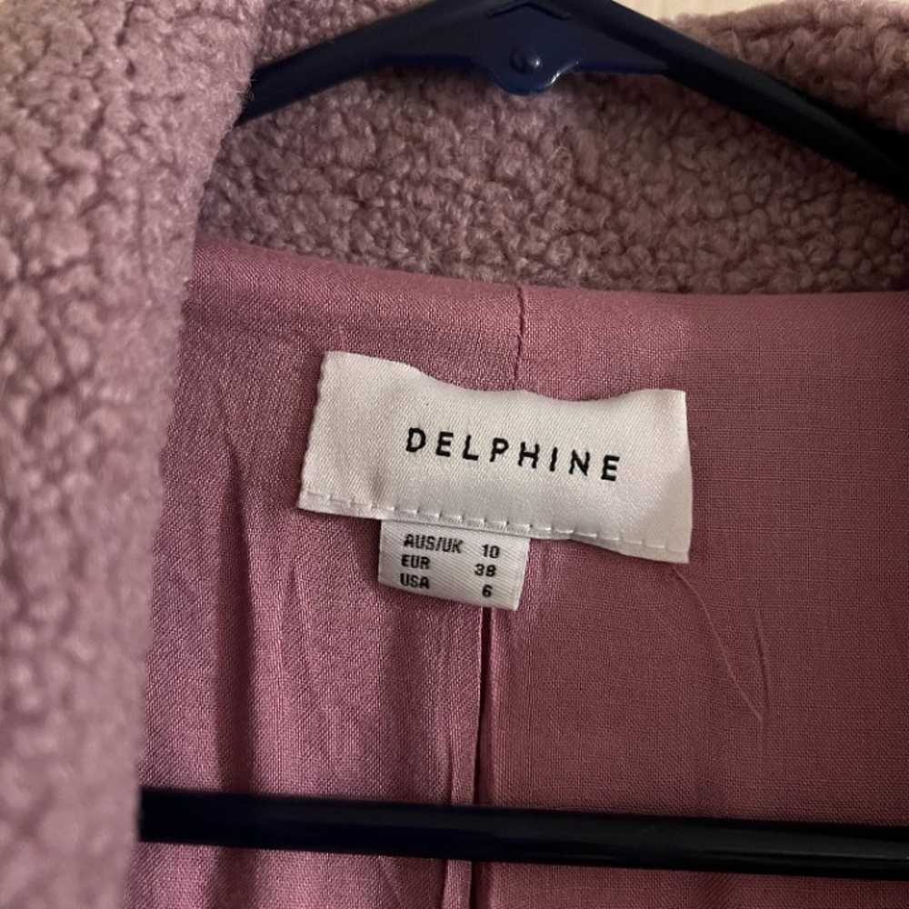 Delphine the Label Lavender Coat UK10 - image 3