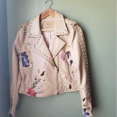 Blank NYC Women's Leather Waist Studded Jacket - image 1