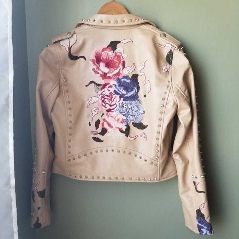 Blank NYC Women's Leather Waist Studded Jacket - image 2