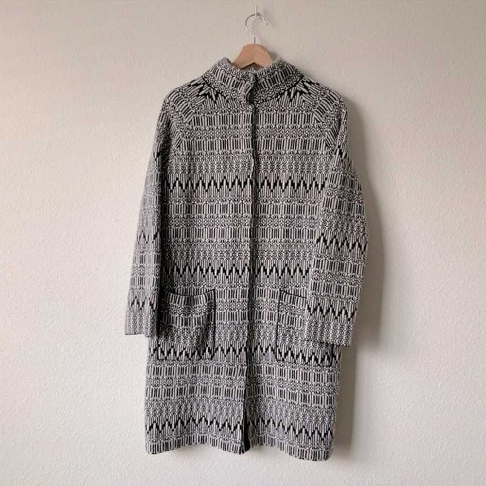 Weekend Max Mara Virgin Wool Coat Cardigan Size M… - image 2