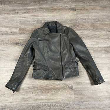 Banana Republic Women's Moto Leather Jacket Size … - image 1