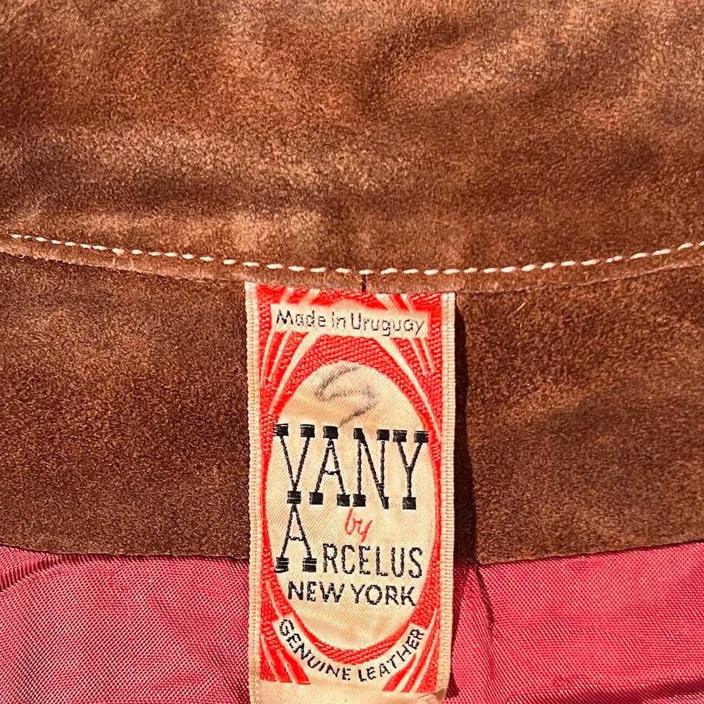 Vany by Arcelus Vtg 60's Suede Jacket Hippy Boho … - image 3