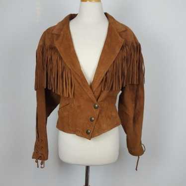 Adventure Bound by Wilsons  Brown Fringe Leather … - image 1
