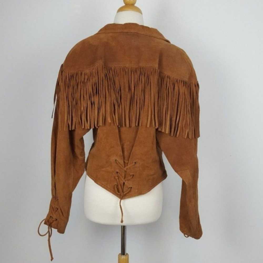 Adventure Bound by Wilsons  Brown Fringe Leather … - image 3