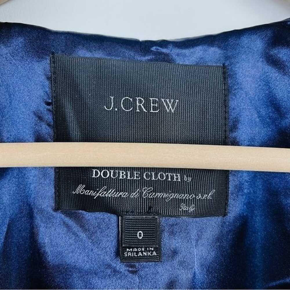 J. Crew Double Cloth Collarless Coat Women’s 0 - image 11