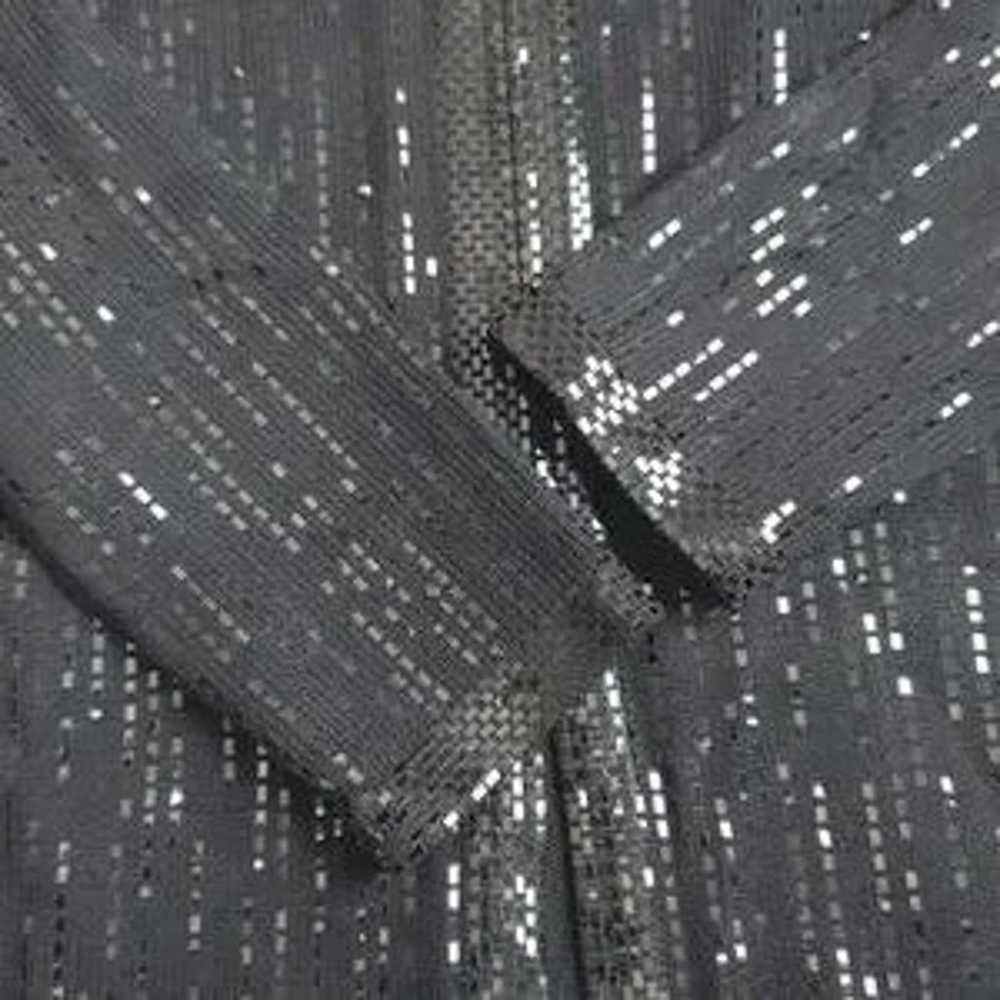 St. John Evening Knitted Sequins Blazer Jacket Sz… - image 2