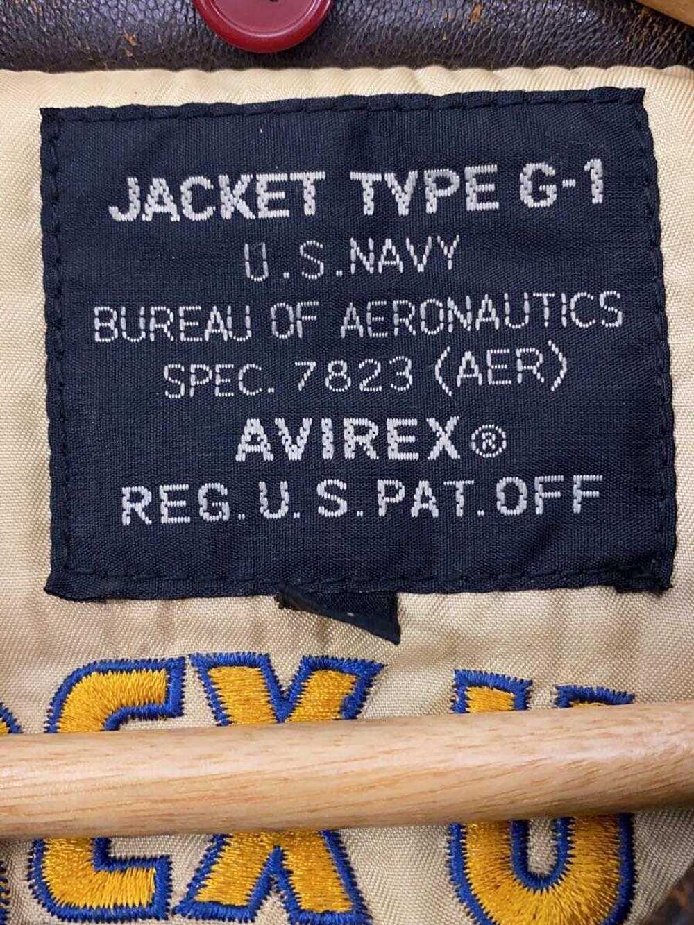 Used AVIREX G-1/With Emblem/Flight Jacket/M/Sheep… - image 3