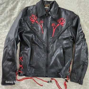 Genuine Leather motorcycle jacket BS - image 1
