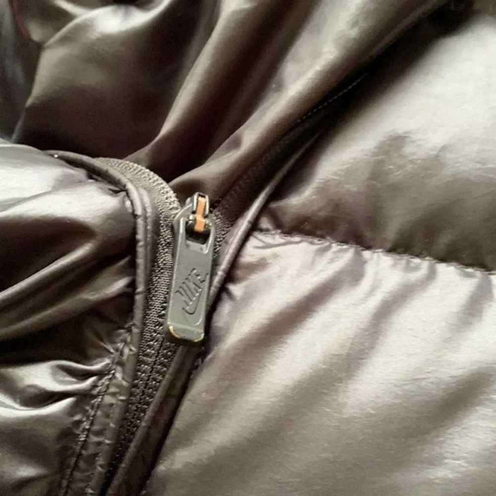 Nike Down Hooded Asymmetrical Zip Puffer Jacket i… - image 4