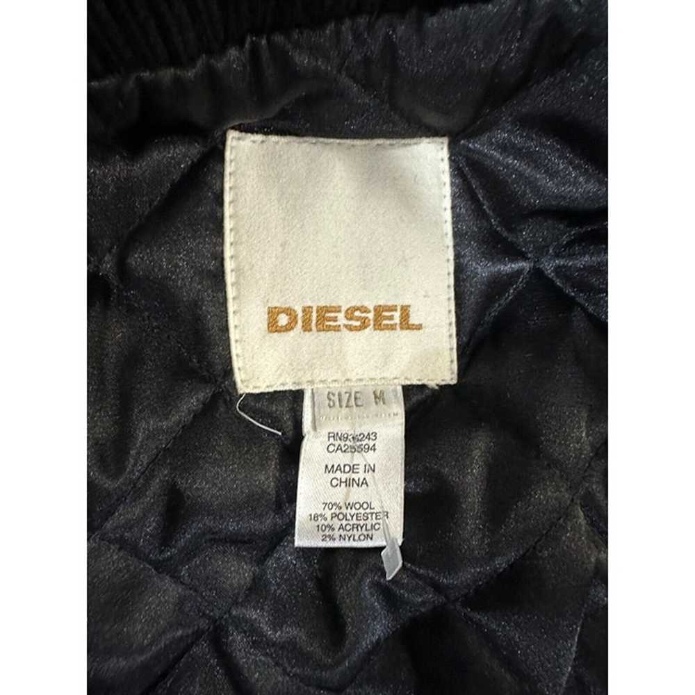 Diesel COAT KNIT WOOL BLEND COAT TRENCH LONG colo… - image 3