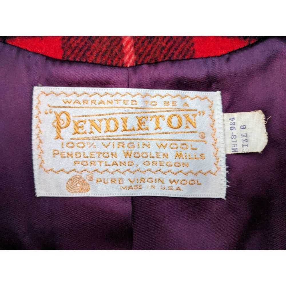 Women's Retro 1970's Pendleton Virgin Wool Double… - image 9