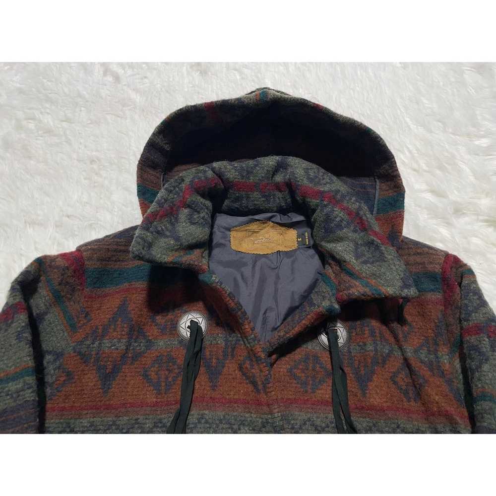 VTG Woolrich Nordic Navajo 8718 Long Coat Blanket… - image 3