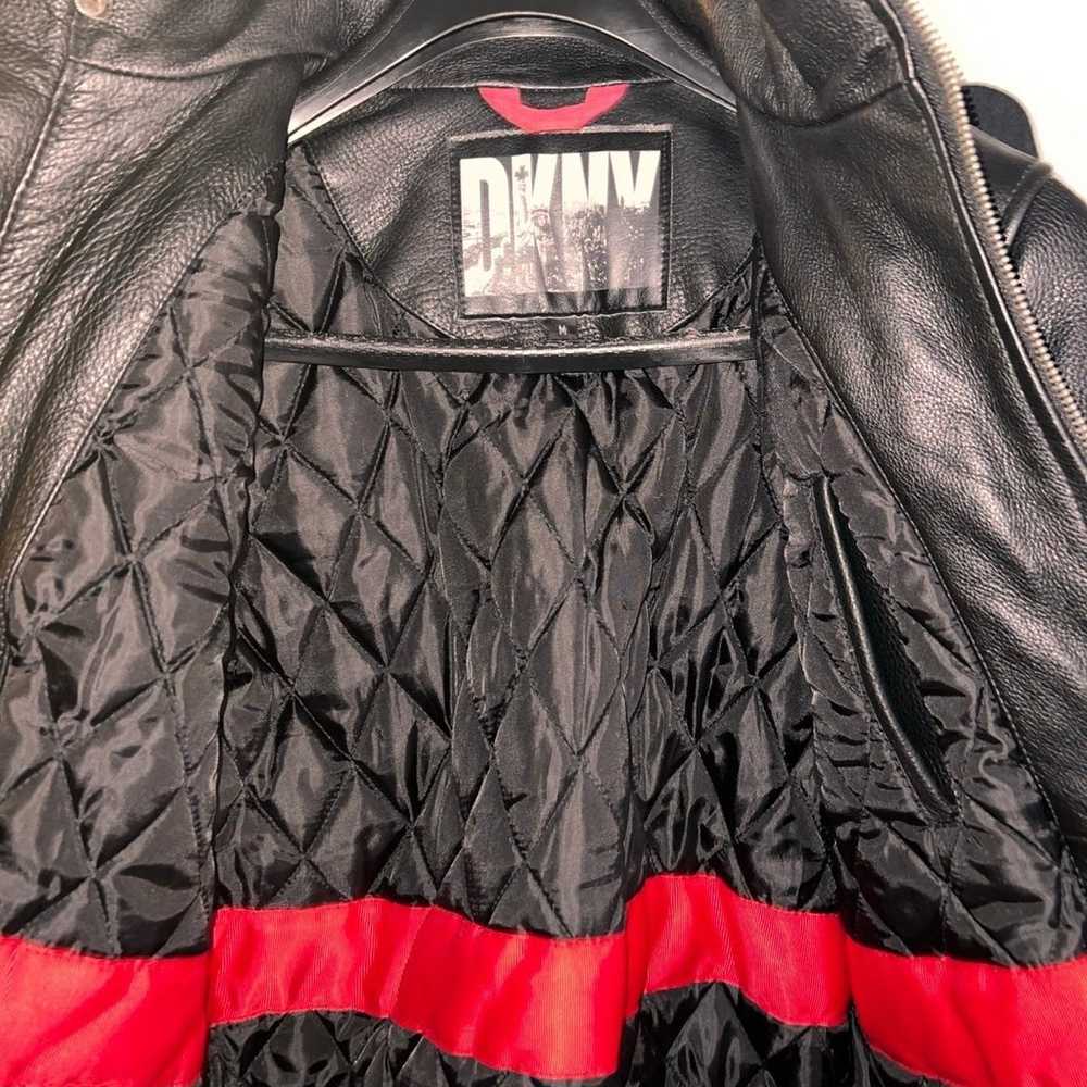 DKNY Vintage Ladies Leather Jacket - image 3