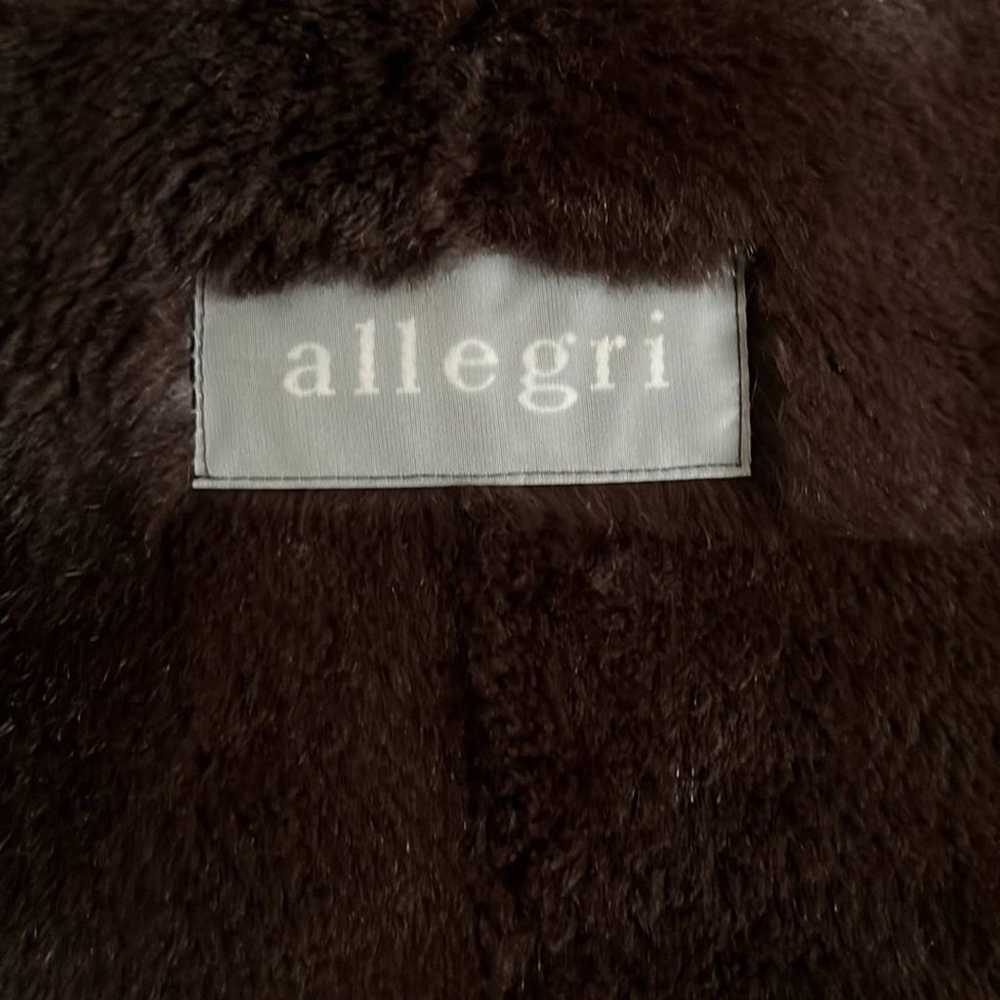 Allegri Womens Fur Lined Italian Zip Out Trench C… - image 4