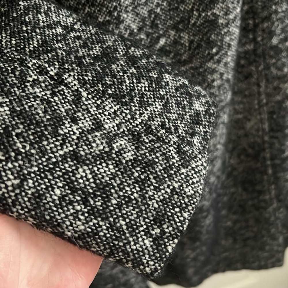 Aritzia Babaton Wool Long Coat - Black / White - image 9