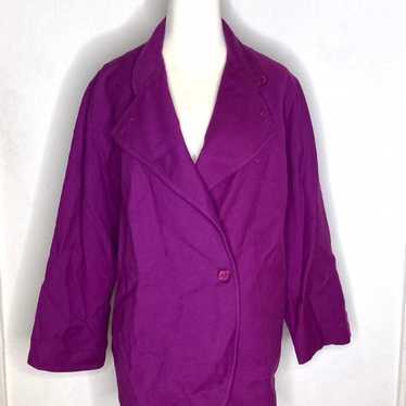 Christian Dior vtg purple coat