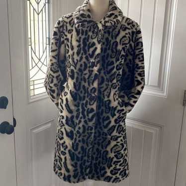 The Limited Animal Print Faux Fur Coat