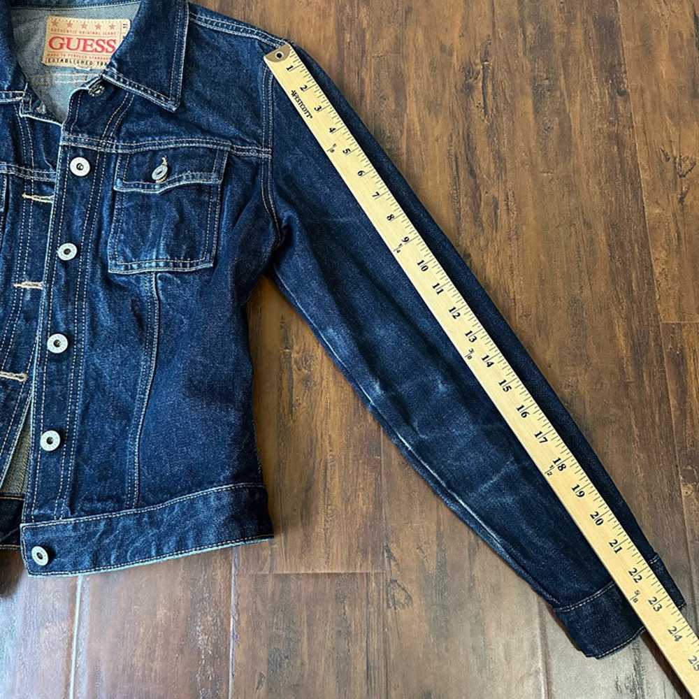 Vintage 90s GUESS Authentic Original Jeans Jacket… - image 10