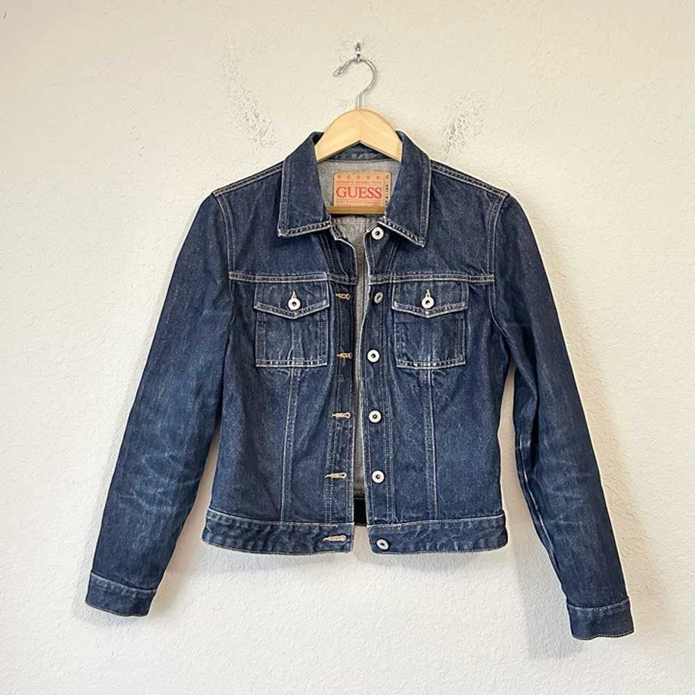 Vintage 90s GUESS Authentic Original Jeans Jacket… - image 2