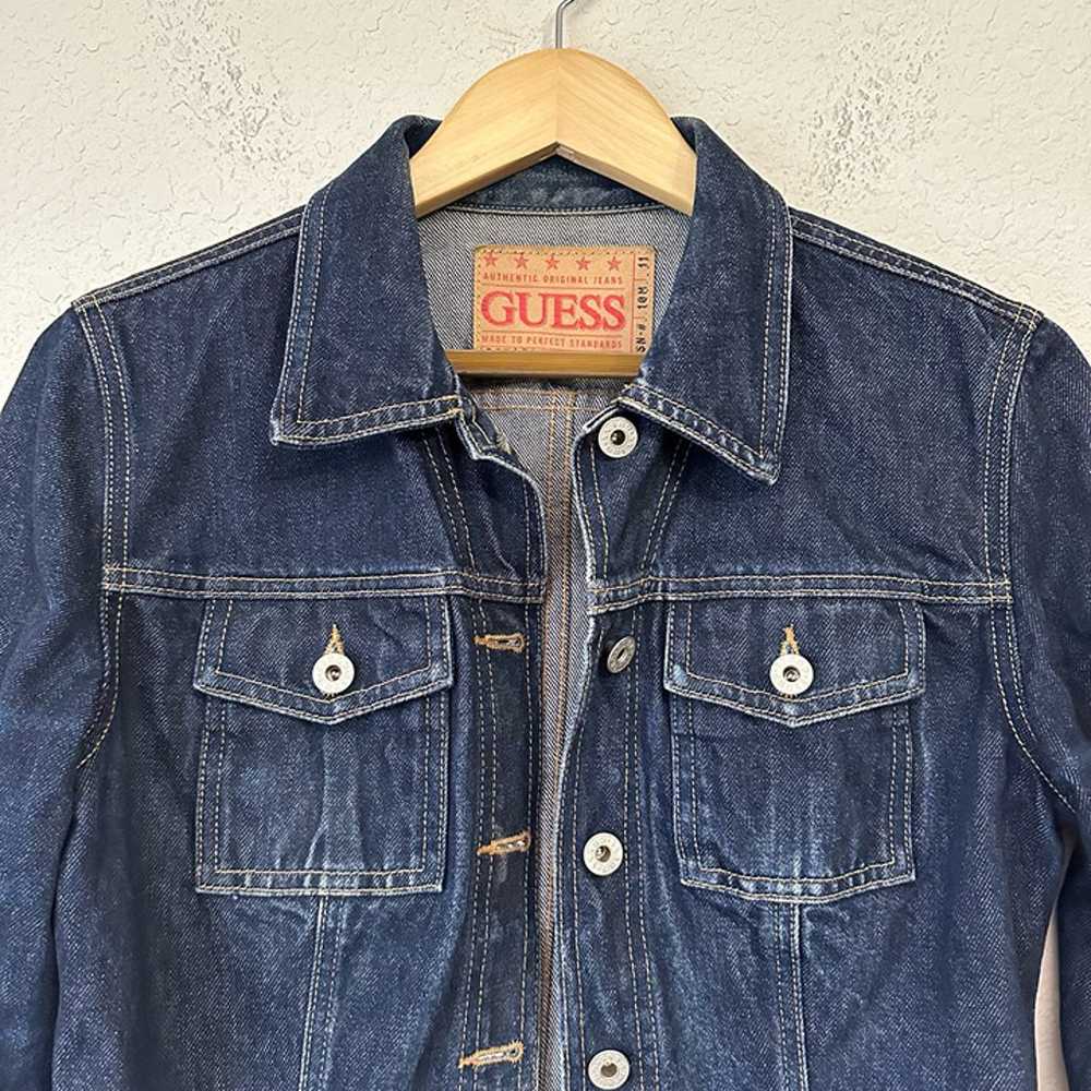 Vintage 90s GUESS Authentic Original Jeans Jacket… - image 4