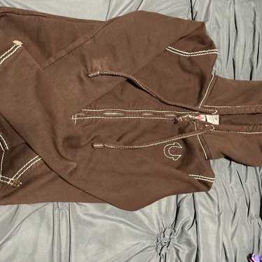 Classic brown true religion jacket