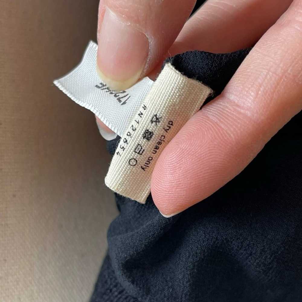 L’AGENCE Silk Crystal Beaded Bomber Jacket Coat |… - image 9