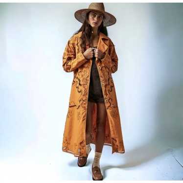 NWT Free People Susanna Duster Coat Cotton/Linen … - image 1