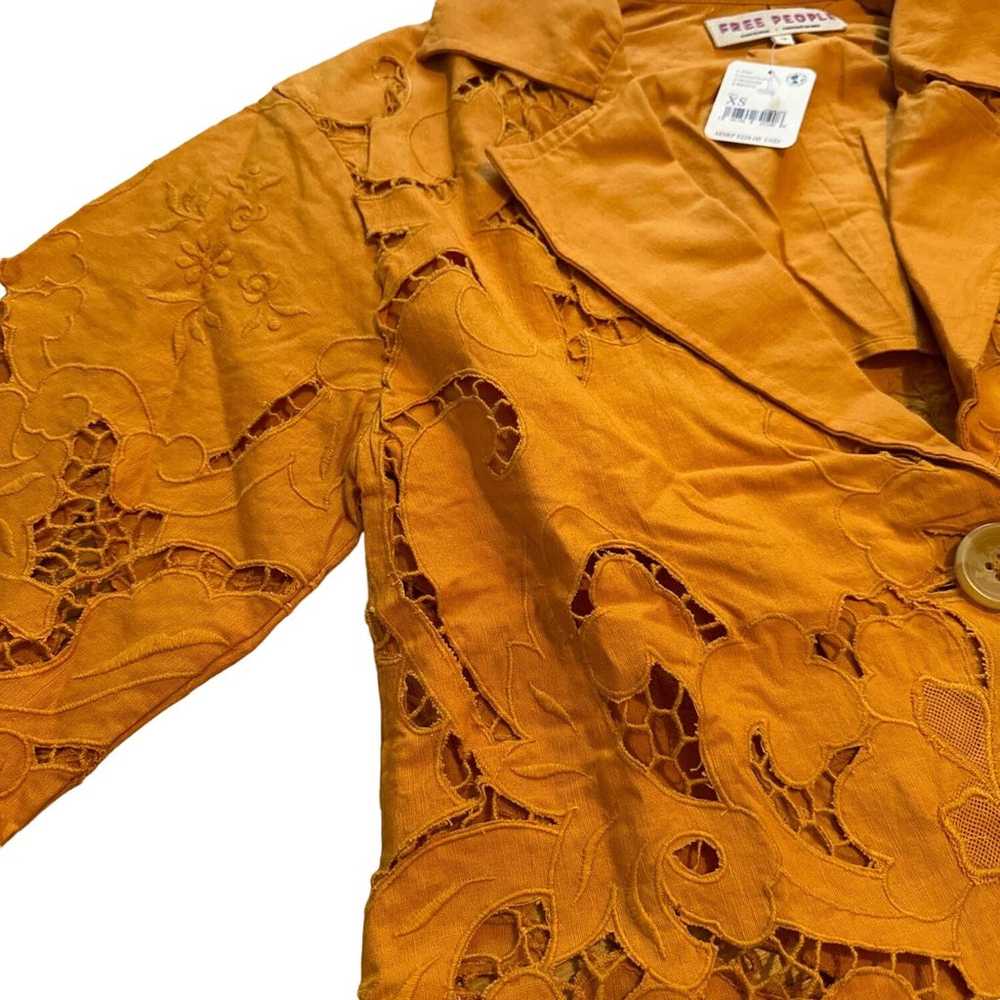 NWT Free People Susanna Duster Coat Cotton/Linen … - image 5
