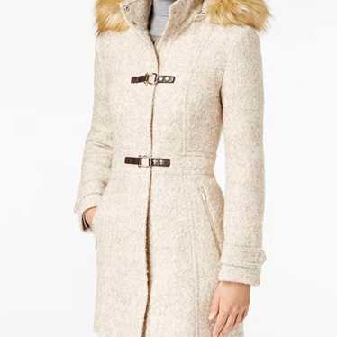 Ivanka Trump Fur Wool Coat