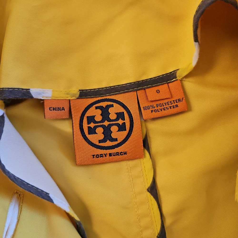 Tory Burch yellow trench coat size 0 - image 8