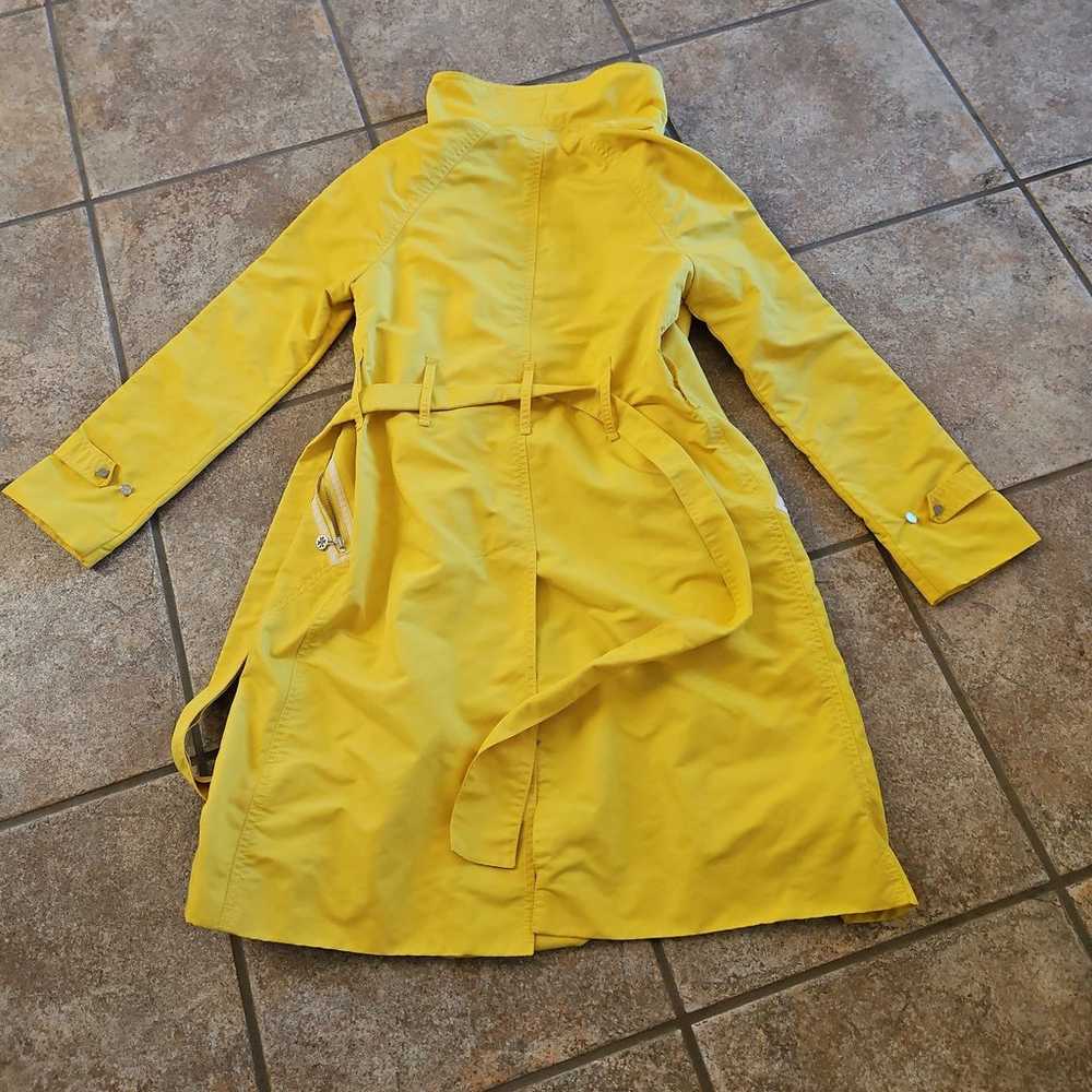 Tory Burch yellow trench coat size 0 - image 9