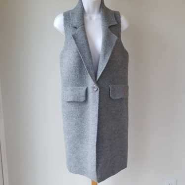 Lyla + Luxe Gray Sleeveless Coat - Size XS - image 1