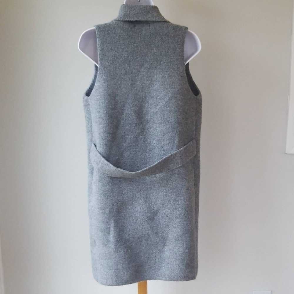 Lyla + Luxe Gray Sleeveless Coat - Size XS - image 2