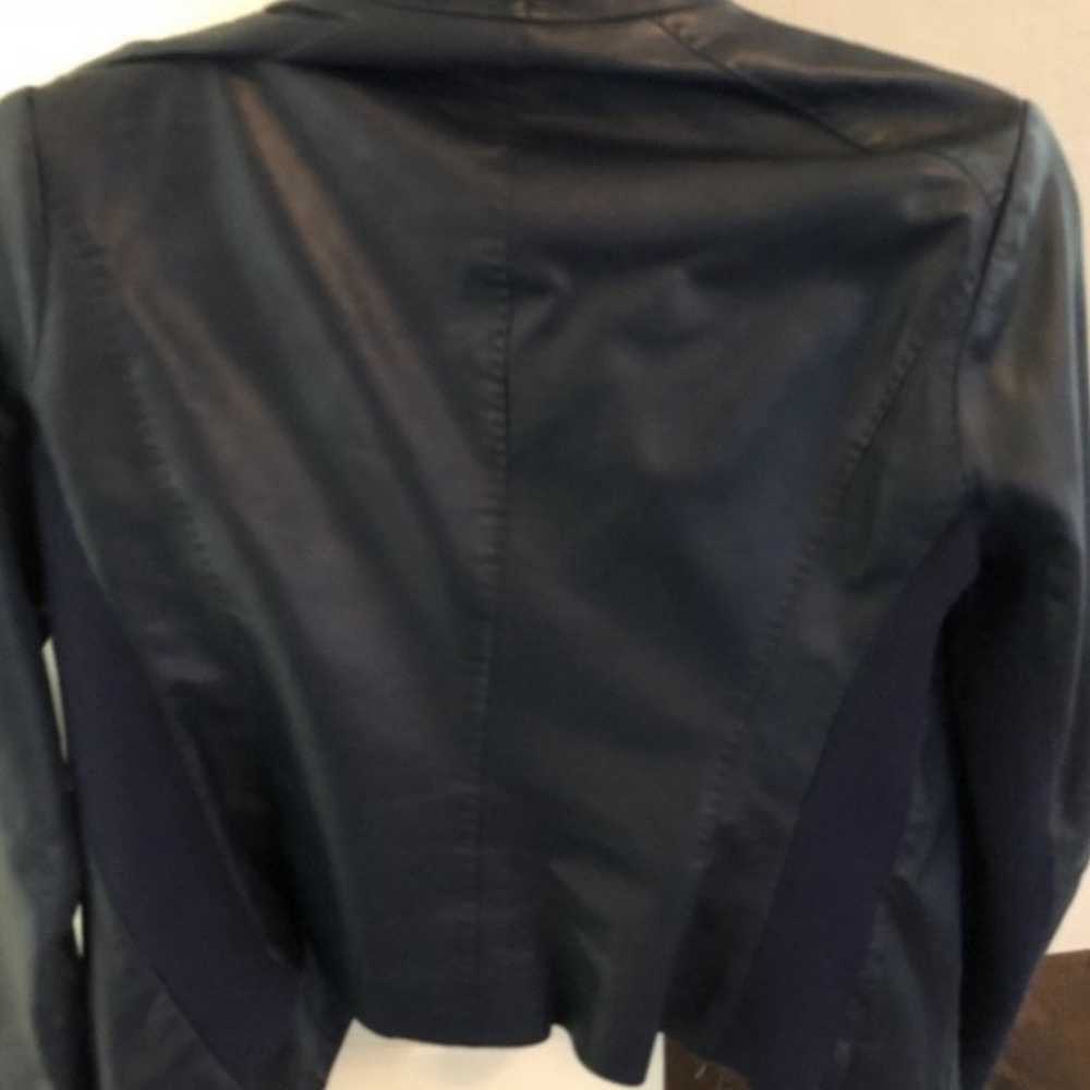VINCE scuba lambskin leather jacket XS - image 3